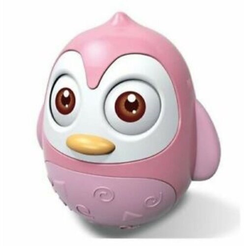 Baby Mix zvečkica Roly Poly - Pink Penguin Slike