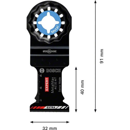 Bosch EXPERT MetalMax AIZ 32 AIT list testere za multifunkcionalne alate od 40 x 32 mm 2608900014 Slike