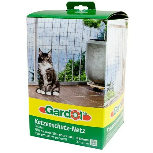 GARDOL Zaštitna mreža za mačke (6 x 2,5 m, Crne boje)