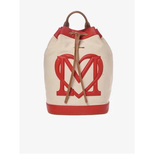 Love Moschino Red-Beige Women's Bag - Women