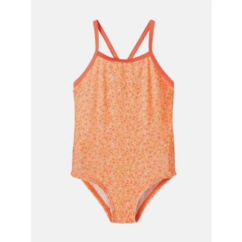 name it Orange Girls Patterned One Piece Swimwear Felisia - Unisex