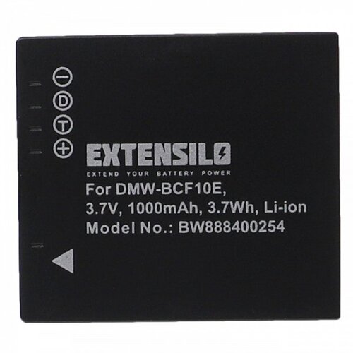 Intensilo baterija DMW-BCF10E / CGA-S106 za panasonic lumix DMC-FP8 / DMC-FS1 / DMC-FT1, 1000 mah kompatibilnost s originalnom baterijom Slike