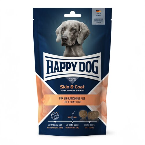 Happy Dog Care Snack - Skin &amp;amp; Coat s pačetinom 100 g Slike