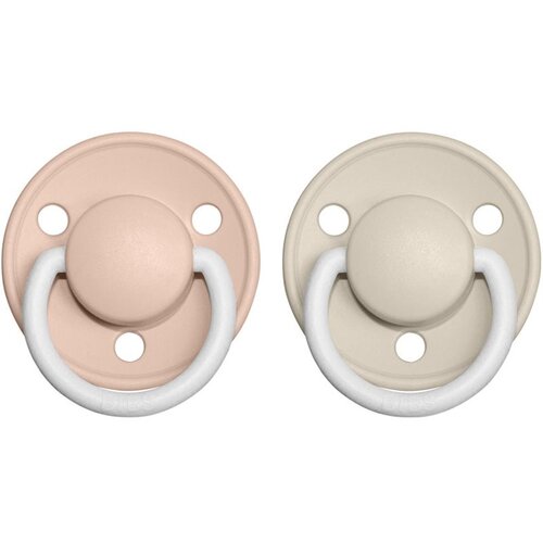 Bibs De Lux Natural Rubber Night Size 2: 6+ months duda Sage / Cloud 2 kom Slike