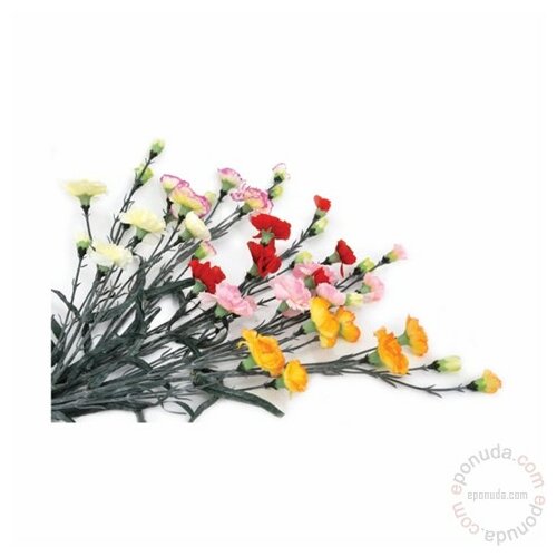 svileno cveće nagelj mini x6 razne boje Slike