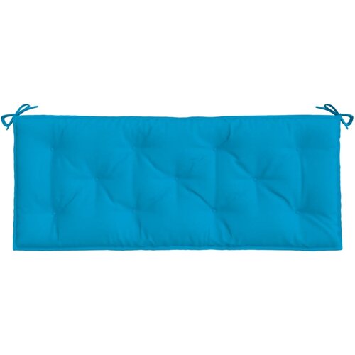  Jastuk za vrtnu klupu svjetloplavi 120x50x7 cm tkanina Oxford Slike