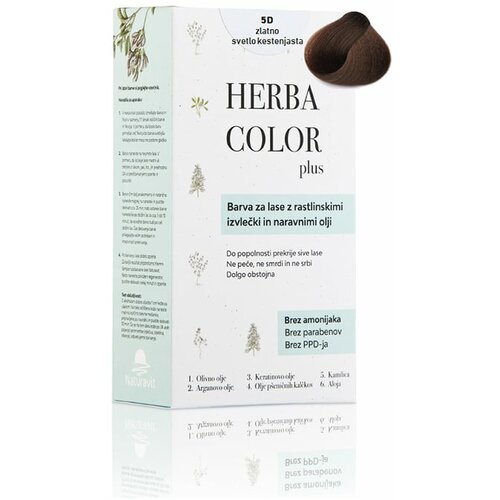 Herba color plus 5D zlatno svetlo kestenjasta Slike