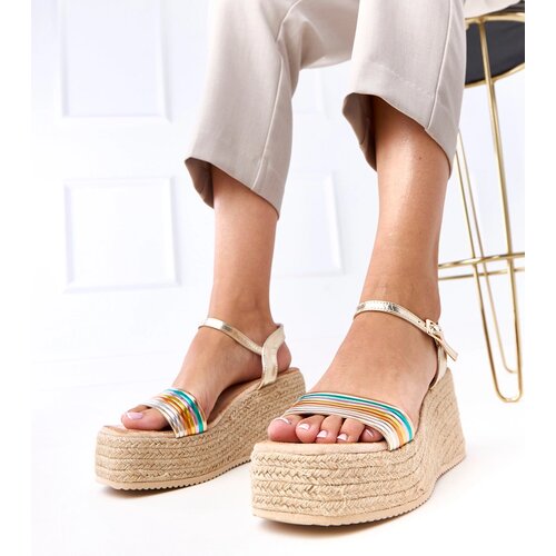  Multicolored Platform Espadrille Sandals Solora Slike