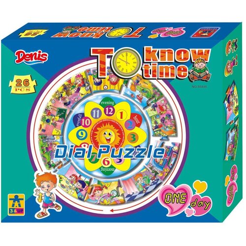 Denis Puzzle Nauči sat - 26 delova Cene