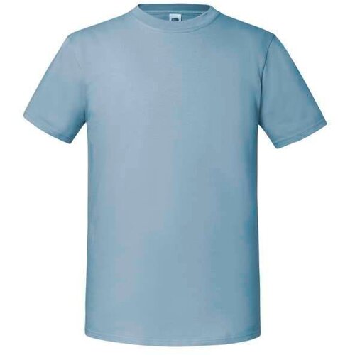 Fruit Of The Loom Blue Men&amp;#039;s T-shirt Iconic 195 Ringspun Premium Slike