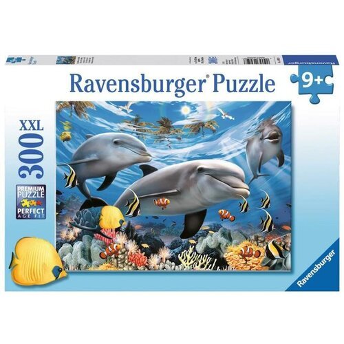 Ravensburger puzzle - Delfini - 300 delova Slike