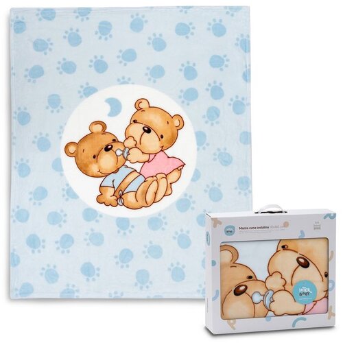 Interbaby Dekica Medvjedić 110x140 - plava Cijene