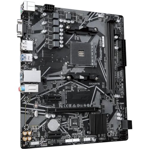 Gigabyte MB A520M S2HP AM4, 2x DDR4, 1x M.2,1x D-Sub, 1x DP, 1x HDMI, 6x USB, mATX Cijene