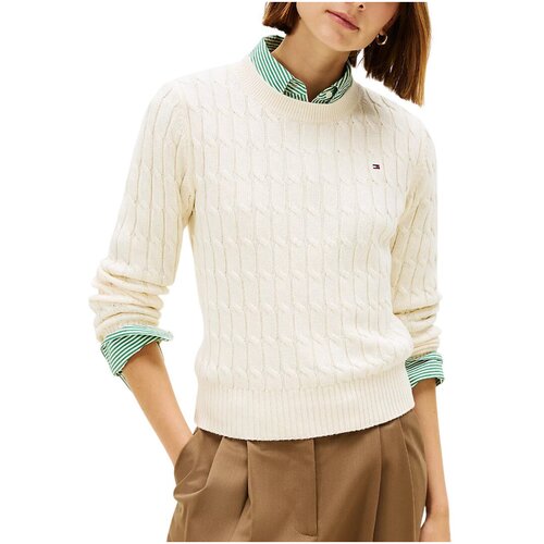 Tommy Hilfiger Puloverji WW0WW47644 Bež Slike