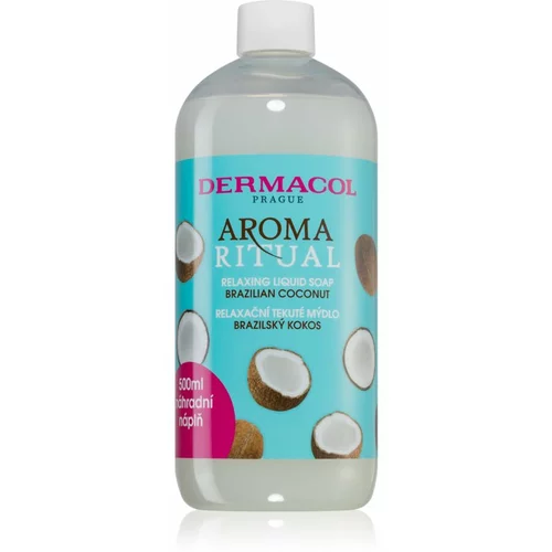Dermacol Aroma Ritual Brazilian Coconut tekući sapun za ruke za punjenje 500 ml