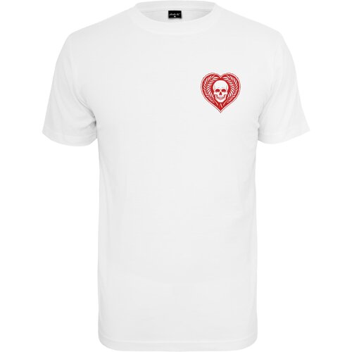 MT Men Skull Heart Tee white Cene