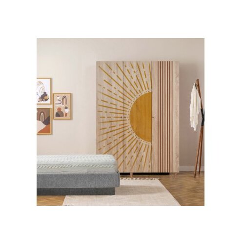 Woody Fashion Ormar Lena 3 135x192x52cm Hrast Slike