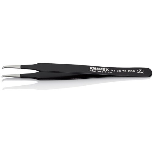 Knipex precizna zakrivljena smd pinceta 115mm - pod 30&amp;deg; esd (92 08 78 esd) Slike