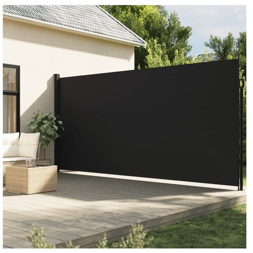 vidaXL Bočna tenda na uvlačenje crna 220 x 300 cm Cijene