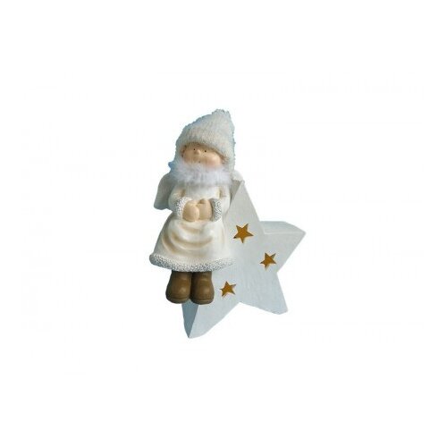 Willy, novogodišnja dekoracija, devojčica i zvezda, 50cm ( 770059 ) Slike