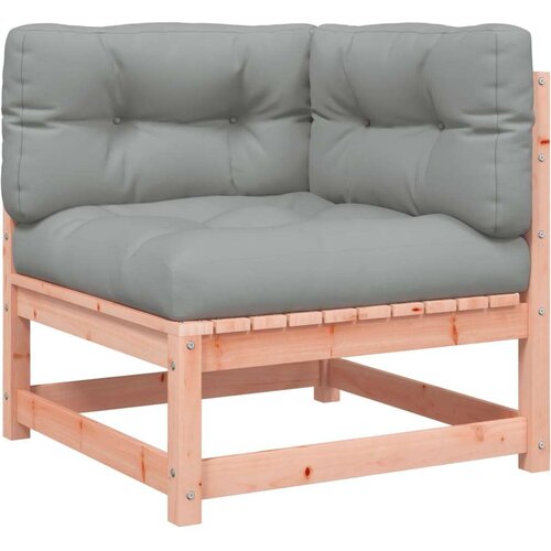 VidaXL Kutna vrtna sofa s jastucima i tabureom Slike