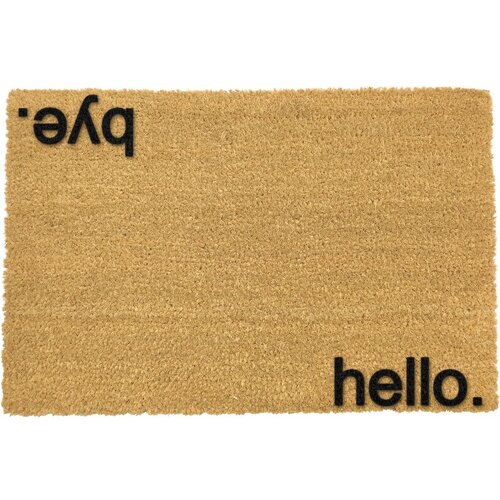 Artsy Doormats Predpražnik iz naravnih kokosovih vlaken Hello, Bye, 40 x 60 cm Cene