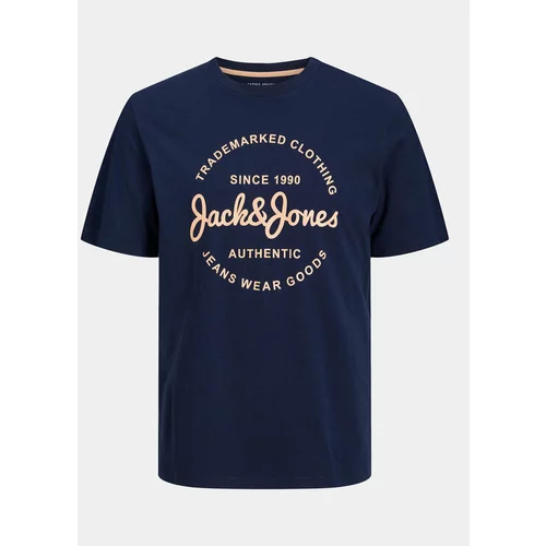 Jack & Jones Majica Forest 12247972 Mornarsko modra Standard Fit