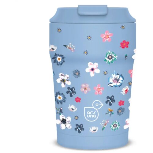 Ars Una pearl blossom blue termo šalica 350 ml Cene