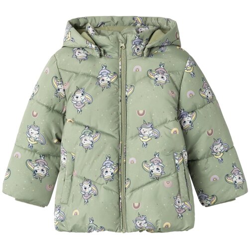 name it Prijelazna jakna 'NMFMAY' žuta / zelena / lila / bijela Cijene