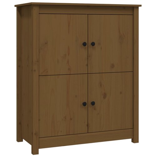 Maison Chic Komoda - Predalnik medeno rjava 83x41,5x100 cm trdna borovina, (21717698) Slike