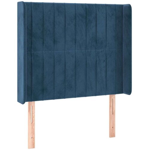  Uzglavlje tamnoplavo 103x16x118/128 cm bar&amp;scaron;unasto Slike