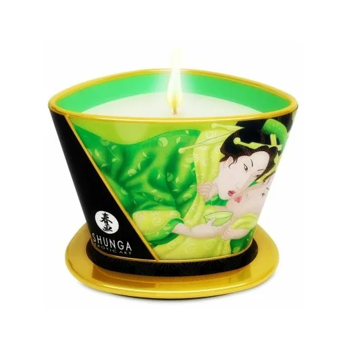 Shunga Libido Massage Candle Exotic Green Tea 170ml