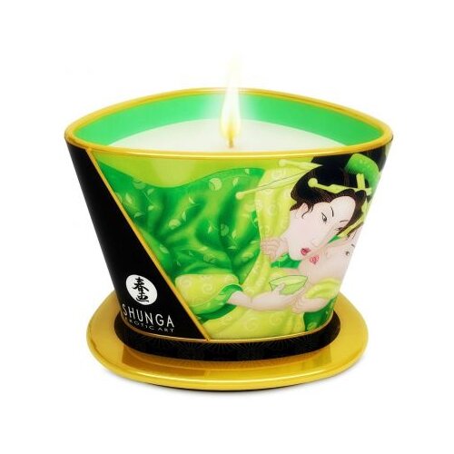 Shunga Masažna sveča Green Tea 170ml Cene