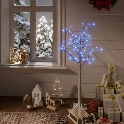  Božićno drvce sa 120 LED žarulja 1,2 m plavo s izgledom vrbe