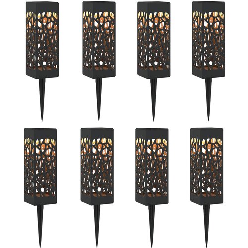 VidaXL Solarna svjetla za vanjsku upotrebu s tlo&amp;scaron;cem 8 kom. 29 cm PP - 8 Slike