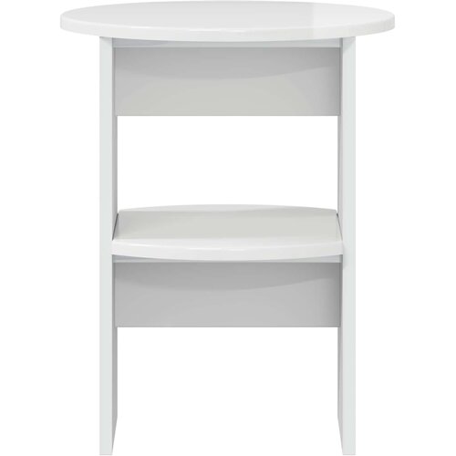  Pomoćni ormarić 2 pcs Visoki Sjaj Bijeli &amp;Oslash;40 x 50 cm Slike