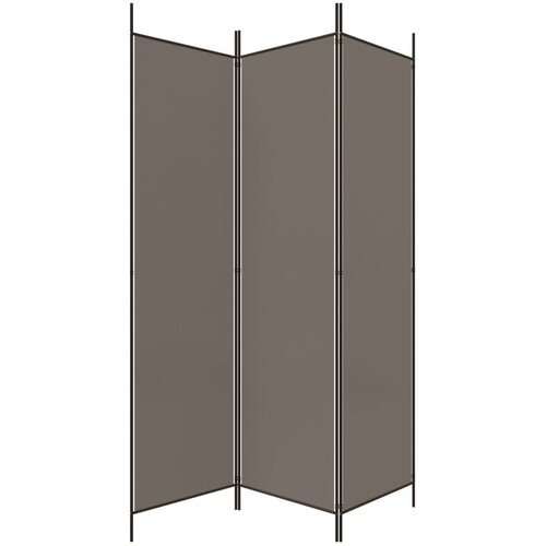  pregrada s 3 panela antracit 150 x 200 cm od tkanine Slike