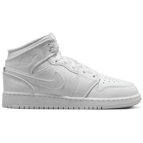 Nike Pol&amp;scaron;kornji Air Jordan 1 Mid Gs Bela Slike