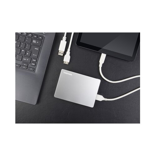 Toshiba canvio flex 2TB, eksterni hdd, usb 3.2, sivi (HDTX120ESCAAU) Slike