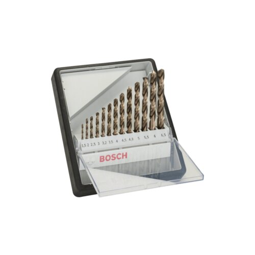 Bosch 13-delni robust line set burgija za metal hss-co, din 338, 135° Slike