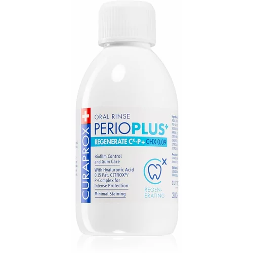 Curaprox Perio Plus+ Regenerate 0.09 CHX vodica za usta s regenerirajućim učinkom 200 ml