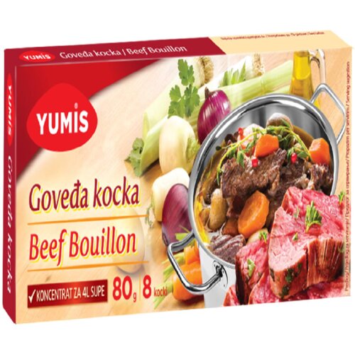Yumis Kocka za supu goveđa 80g Cene