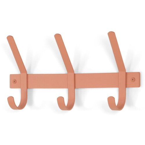 Spinder Design Rožnato-oranžen kovinski stenski obe&amp;scaron;alnik Dexter &amp;ndash; Slike