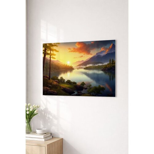 WALLXPERT Artmtlpnt11-2840 Multicolor Decorative Metal Painting Cene