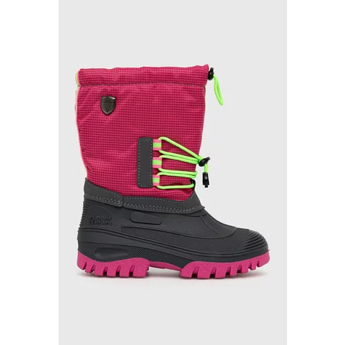 CMP Otroške snežke Kids Ahto Wp Snow Boots roza barva