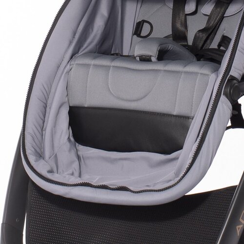 Lorelli ADRIA Kolica Grey 2u1 SET: Ko&amp;scaron;ara + Putna Torba + Zimska Navlaka (do 15 kg) Slike