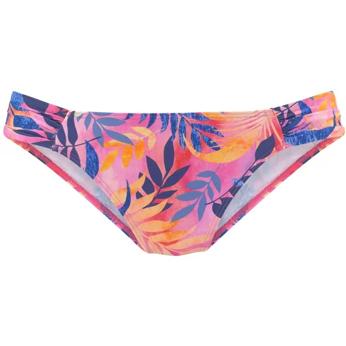 VIVANCE Bikini hlačke sivka / mešane barve / svetlo oranžna / svetlo roza