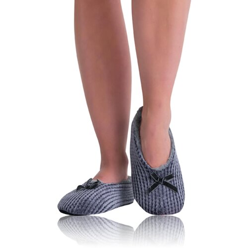 Bellinda HOME SHOES - Homemade Slippers - Gray Cene