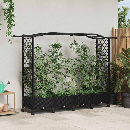  Povišeni krevet s mrežom i krovom Crna 207 x 40 x 129 cm PP - Crna 207 x 40 x 136 cm s krovom u obliku lukova (2 bočna mreža) na Cene