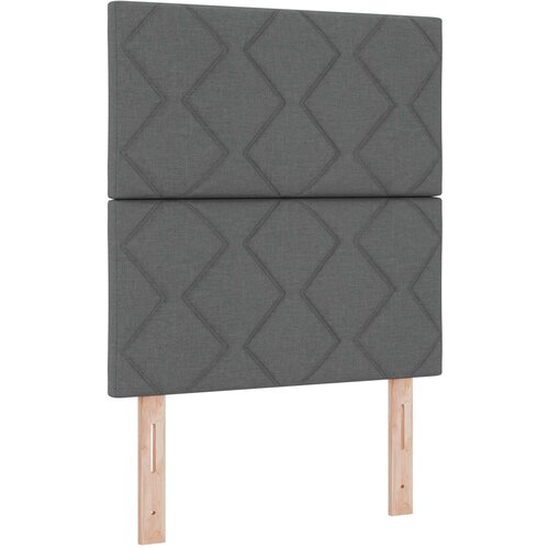 vidaXL Vzglavje z vzglavjem Siva 80 cm blago, (5000142102) Cene